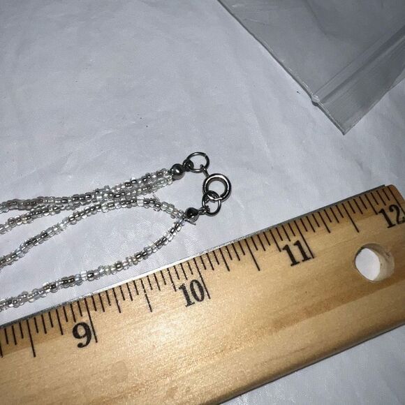 Vintage Double Layer Seed Bead Necklace - Picture 8 of 8